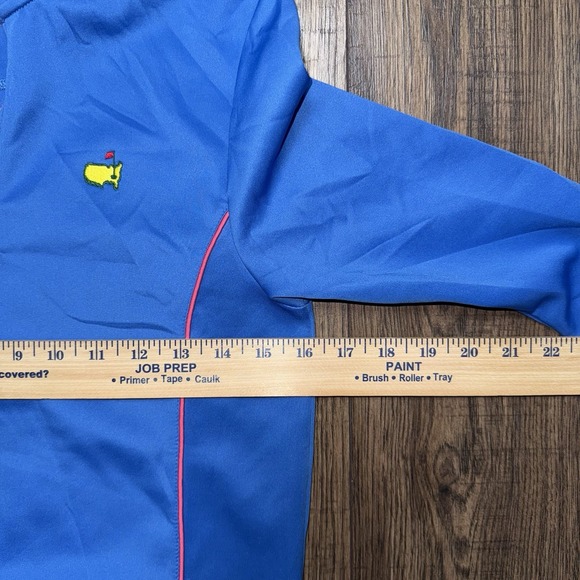 Masters Collection Kids Blue Pink Pullover 1/4 Zip Golf Sweatshirt Size Medium - Picture 4 of 8